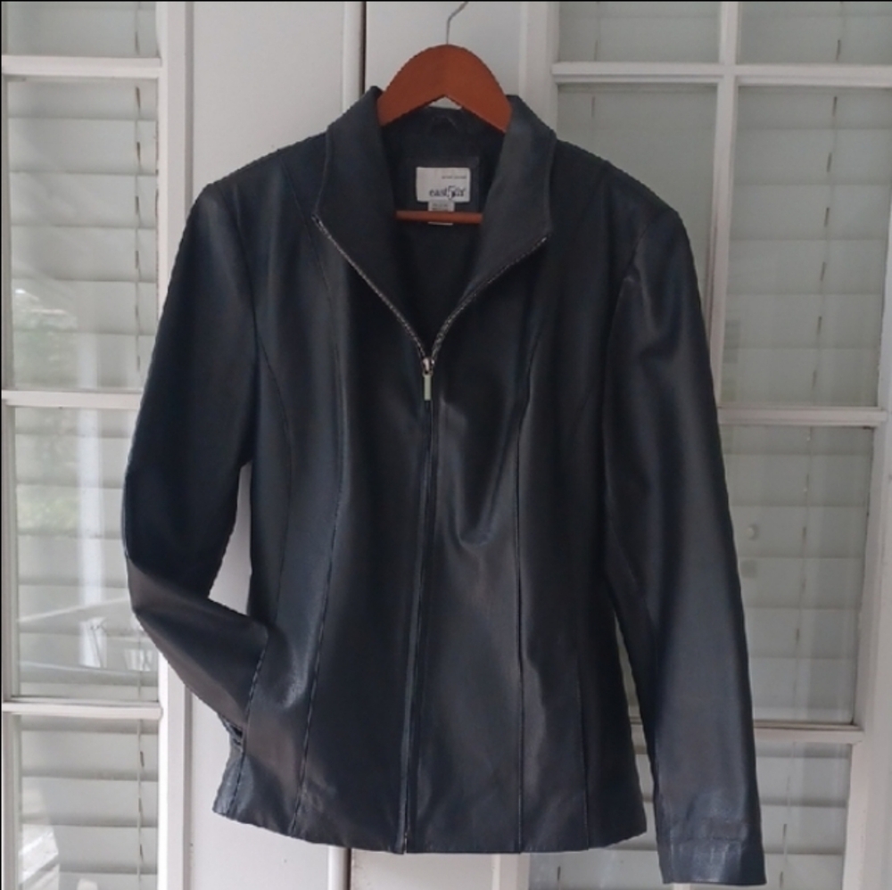 ❤️ East 5th Black Leather Jacket